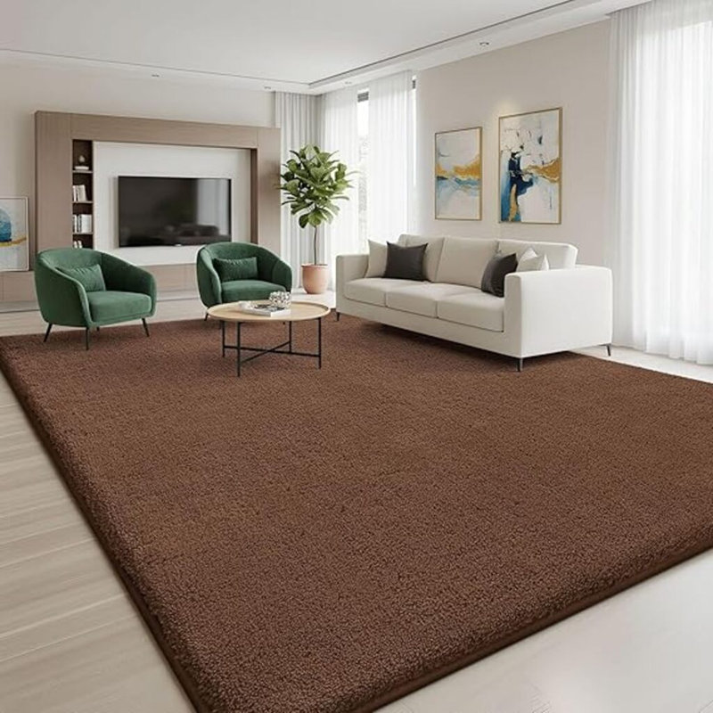 Rectangle 120 cm x 160 cm Plain Weave / Muslin Area Rug