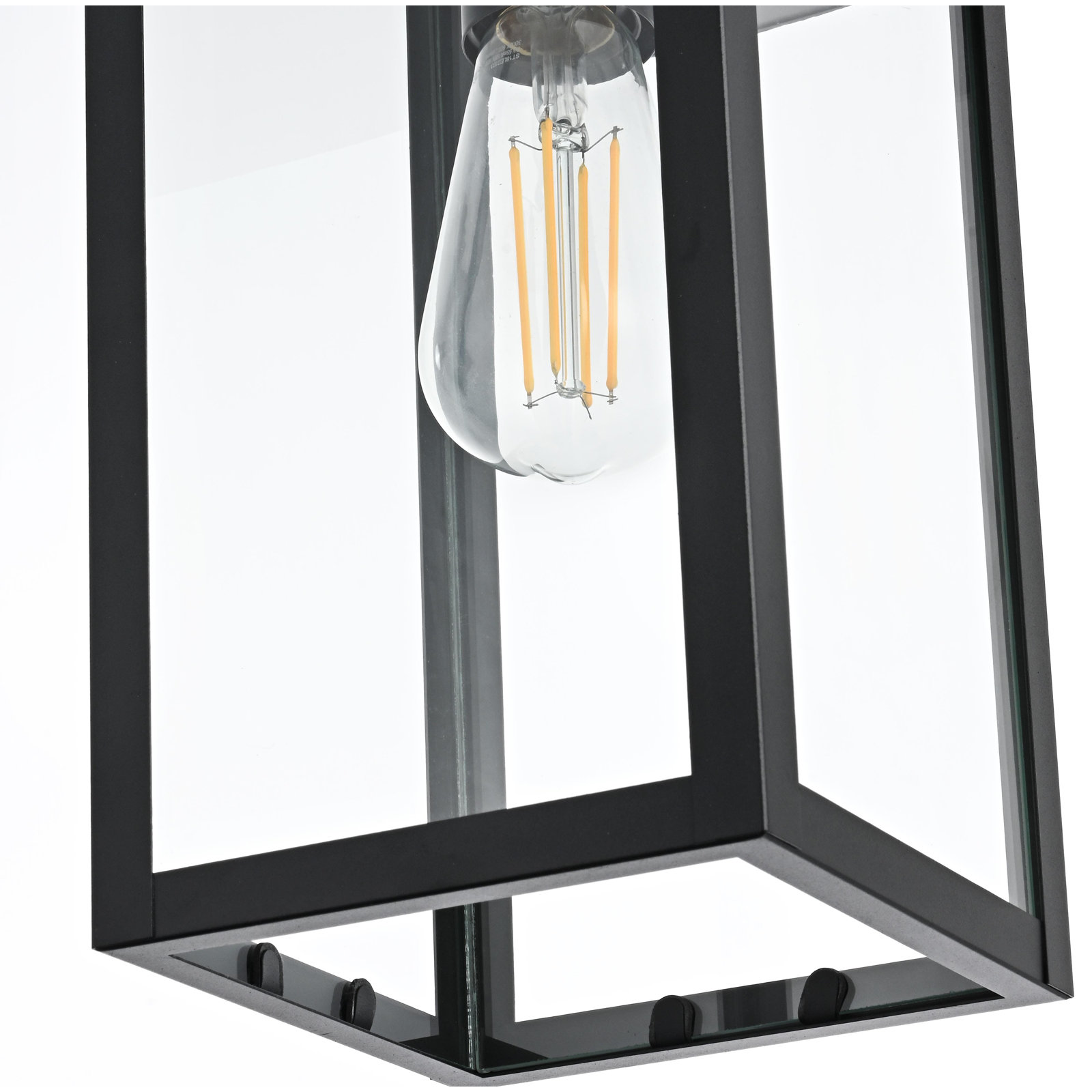 Moorehead 6 Inch Outdoor Wall Sconce in Black