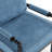 Lorentz Modern Farmhouse Accent Chair 25.5" Wide with Turned Wood and Solid Frame-867142249-867142253