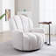 Fauteuil pivotant capitonné Broderic Petal-1875941638
