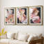 Pastel perroquet tulipe I - reproduction sur mesure encadrée de qualité supérieure - 3 pièces-799596048-799596051