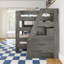 Lit superposé Modern Farmhouse avec escalier-1901218868-1901218866