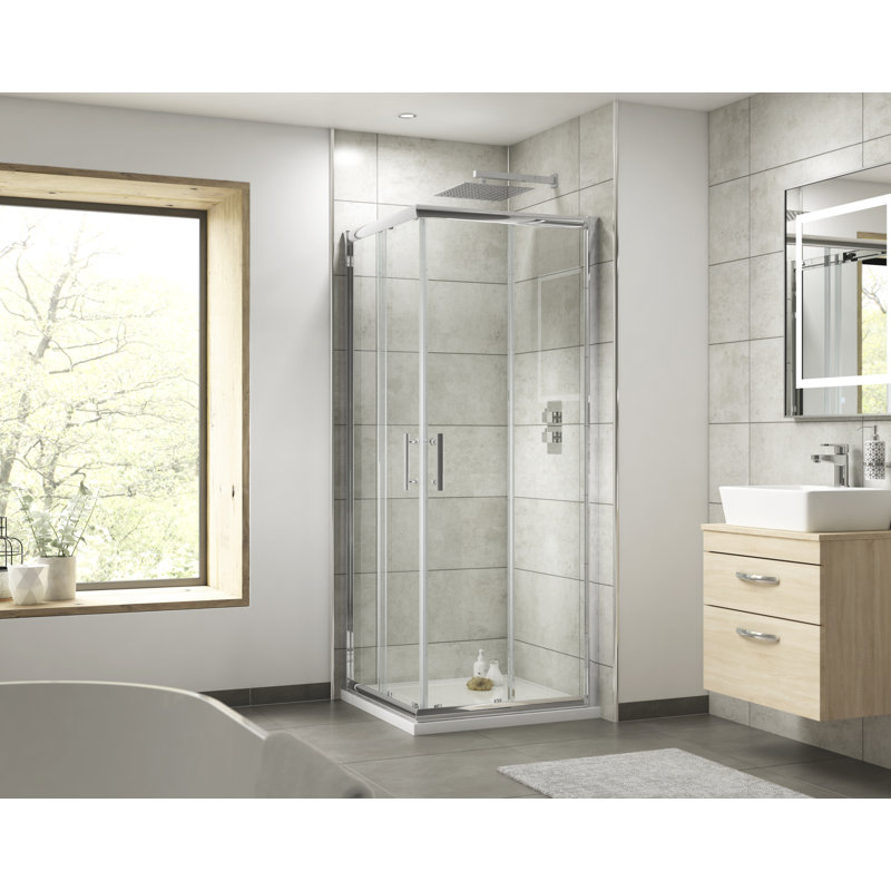 Pacific Corner Entry Elston Corner Enclosure, 785mm W x 785mm D