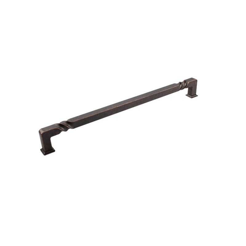 Poignée barre 12" au centre, Bronze rouillé