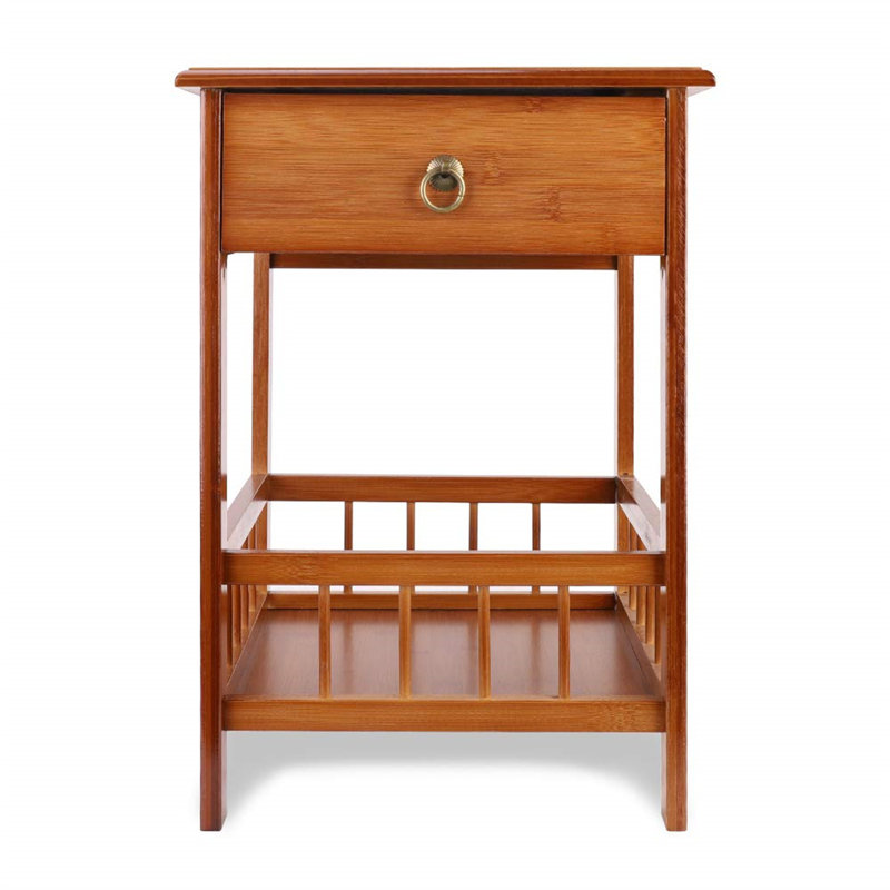 Khanh Solid Wood End Table