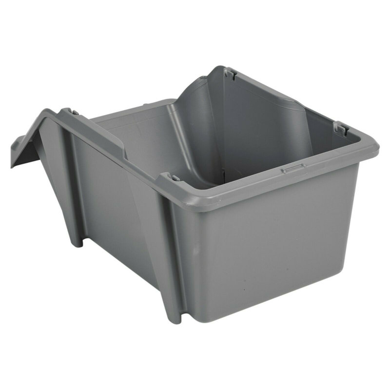 Plastic Wall Mounted Shelving Unit, 13cm H x 20cm W x 30cm D