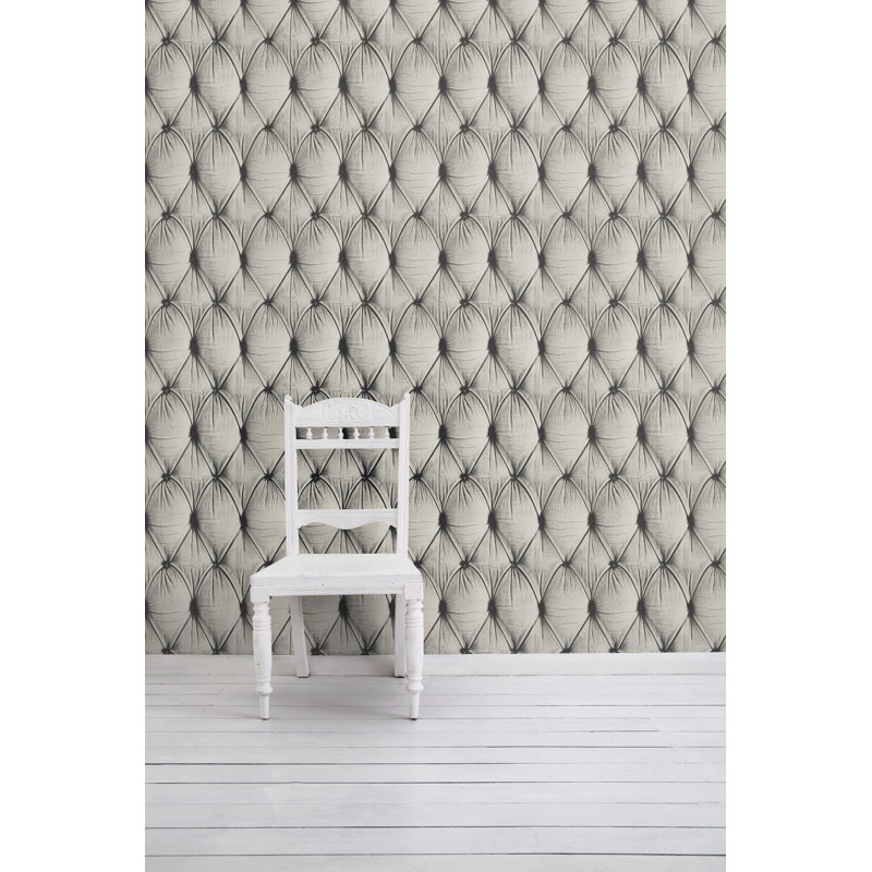 Howe 10m x 52cm Textured Matte Wallpaper Roll, Cream