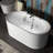 59" x 31.5" Whirlpool Water Jetted & Air Bubble Heated Soaking Combination Bathtub with Tub Filler-107484251