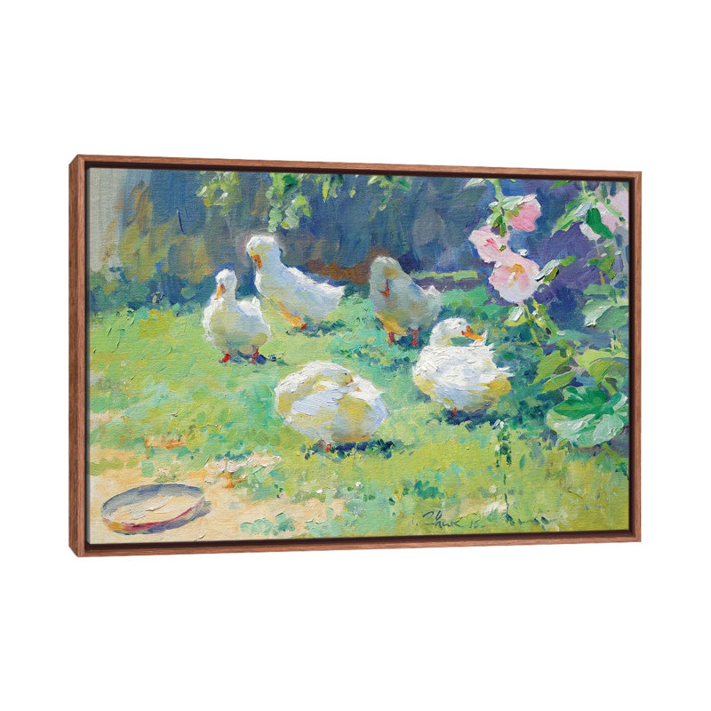 Heat - Floater Frame Print on Canvas