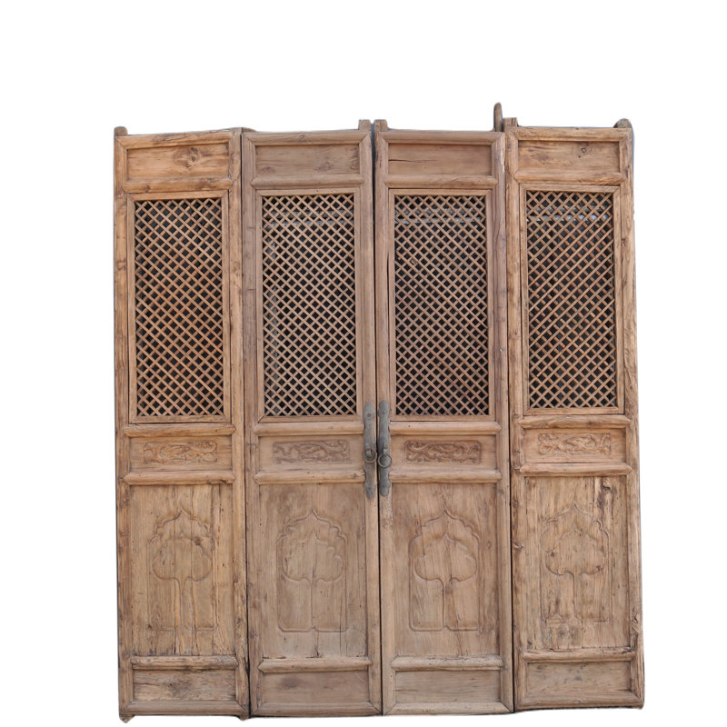 Unfinished Pine Folding Screen Doors