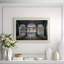 Aged Mansion' Framed Print on Glass