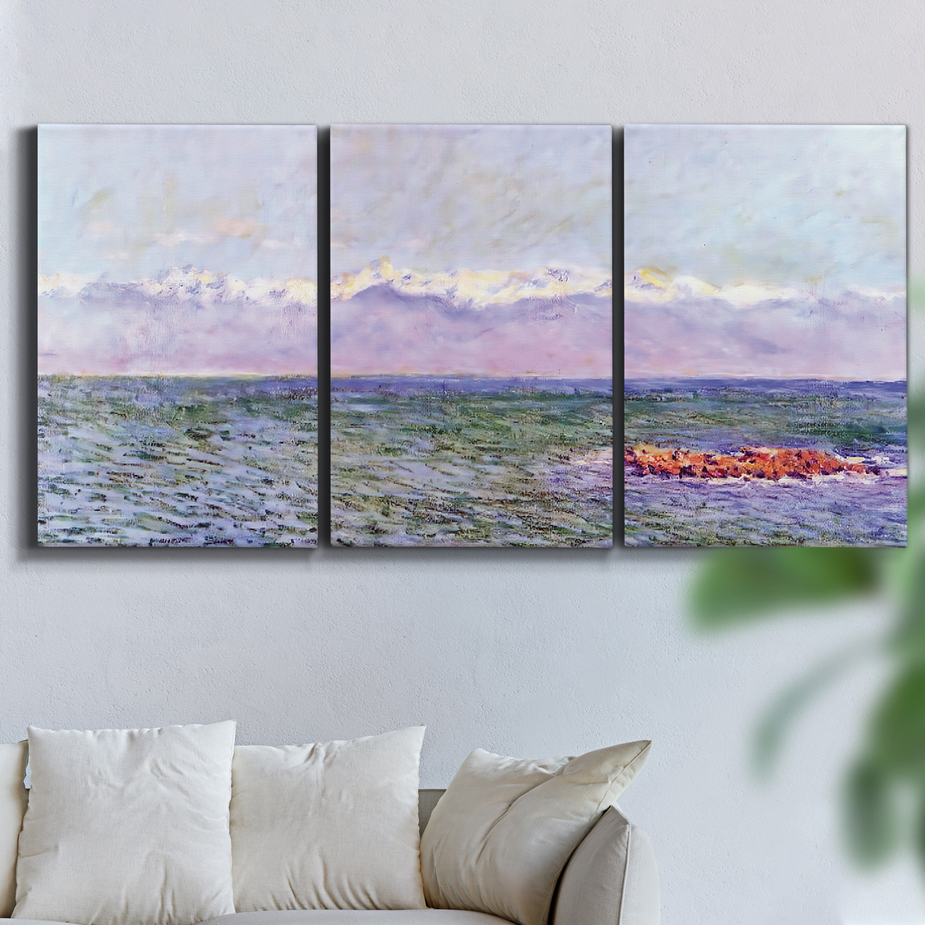 Wexford Home Back To Basics Framed On Canvas 3 Pieces Print | Wayfair