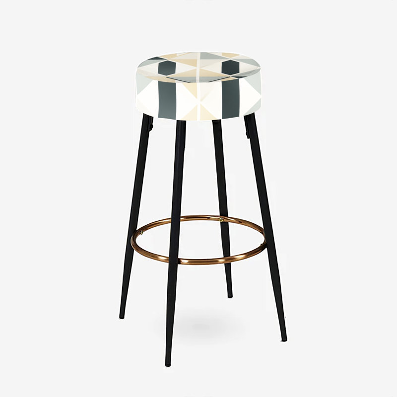 Neutre Space I - Ensemble de 2 tabourets de bar en damas