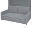 Lit escamotable double pleine grandeur avec coussin-1252596419