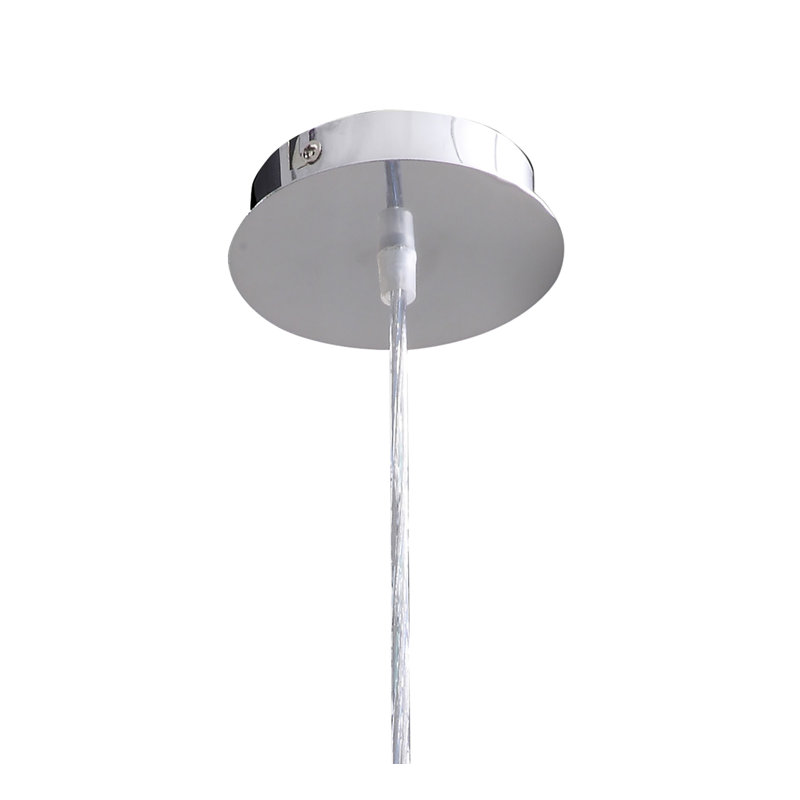 Eurich 4 - Light Drum Pendant, Black, Polished Chrome