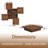 Walnut Square Wood Veneer Coffee Table Sliding Top With Storage