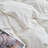 Lightweight White Goose Feather Fiber Comforter – Fluffy Hotel Style Duvet Insert, Breathable Down & Feather Blend with Box Stitch Design-1695426680
