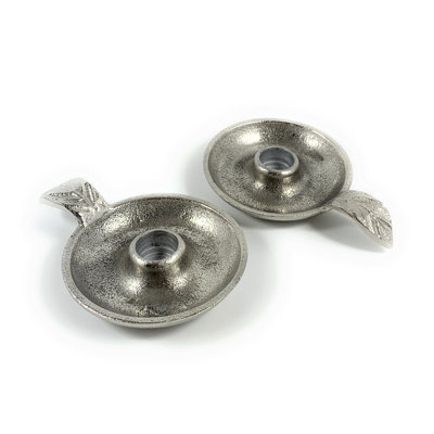 2 Piece Metal Tabletop Dish Set