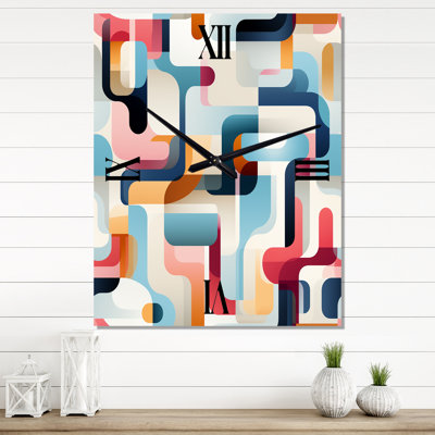 Jarden - Horloge murale moderne abstraite