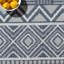 Tapis d'intérieur / extérieur géométrique lavable à la machine Carey Performance-1856983421