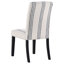 Chaise d'appoint de salle à manger rembourrée Herran beige