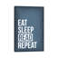 «Eat Sleep Read Répétition», reproduction d'art textuel-52521251-52521250-52521249