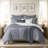 Willow Pewter Coverlet & 1 Sham Set Twin-120906937