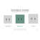 Classic Architecture 2-Gang Toggle Light Switch Wall Plate
