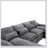 Large Chenille Fabric U-Shape Sectional Sofa-1433264275