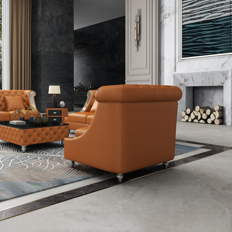 Mayfair Collection Club Chair, Cognac