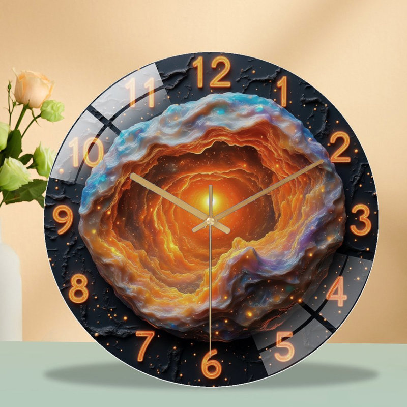 Horloge murale cosmique 12 po