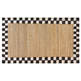 Check Jute Rug