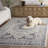 Hults Washable 204 Area Rug in Beige/Gray/Navy-980195966