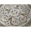 Hand-Knotted High-Quality Taupe Round Area Rug