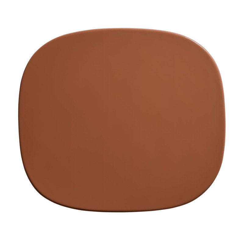 Small Talk Outdoor Side Table, Rust, 17" H x 16" W x 14" D