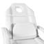 Lit de massage blanc avec repose-pieds Inbox Zero