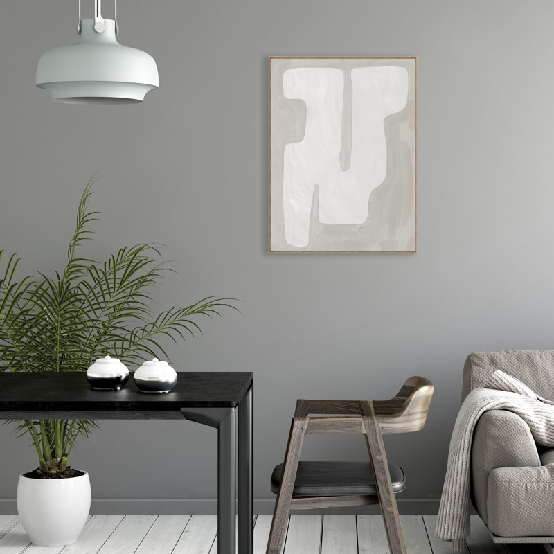 «Handstand II» par Bobby Berk - peinture sur toile à cadre flottant