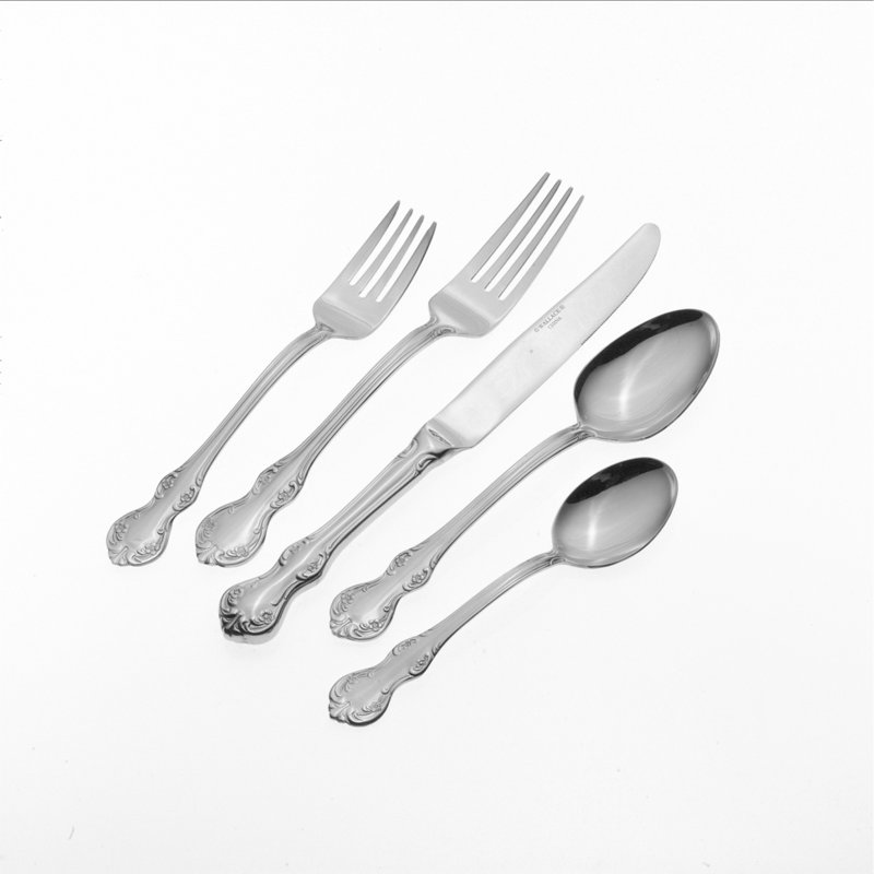 Pfaltzgraff Pfaltzgraff Vienna 20-Piece Stainless Steel Flatware Set, Service for 4