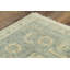 Tapis crème / bleu clair en laine noué à la main Belmont-59987804