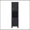 Armoire haute de style FM Catalina, organisateur de salle de bain avec compartiments fermés et zones d'utilisation quotidienne, Wengé