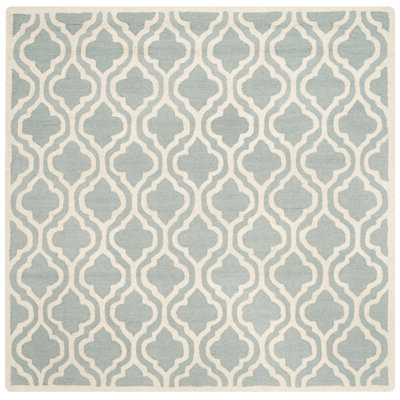 Cannen Hand Tufted Wool Geometric Rug