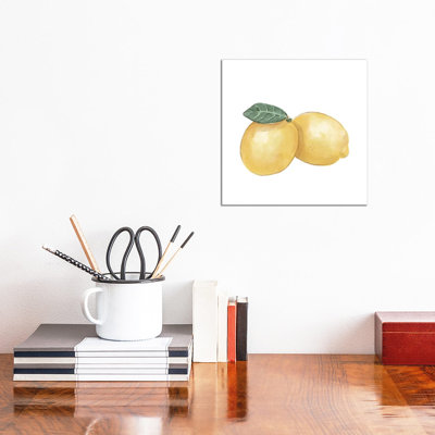 Citrus Limon III 1 Piece Wrapped Canvas Wall Art