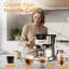 Cafetière espresso 20 bars - mousseur à lait automatique, écran tactile, chauffage instantané