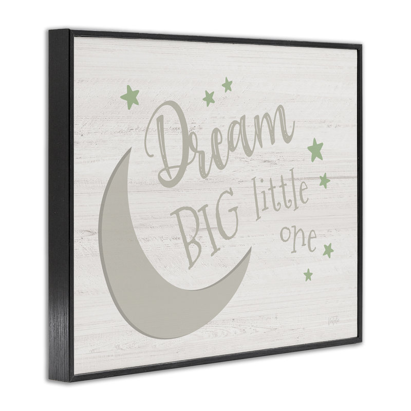 «Dream Big Little One», estampe numérique encadrée par Natalie Carpentieri, H 24 po x l 30 po, Giclée encadrée noir minuit