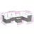 Vidaxl Garden Sofa Set Black