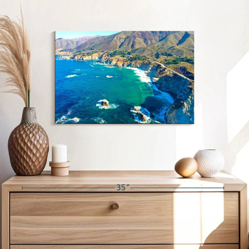 California Coastline, 16" H x 24" W