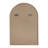 Elodie 20 in. W x 30 in. H Small Arched Aluminum Metal Framed Wall Mounted Bathroom Vanity Accent Mirror, Gold-378608243-393421926