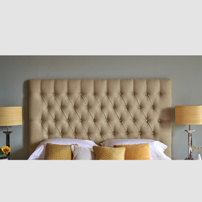Carter-Blue Upholstered Headboard