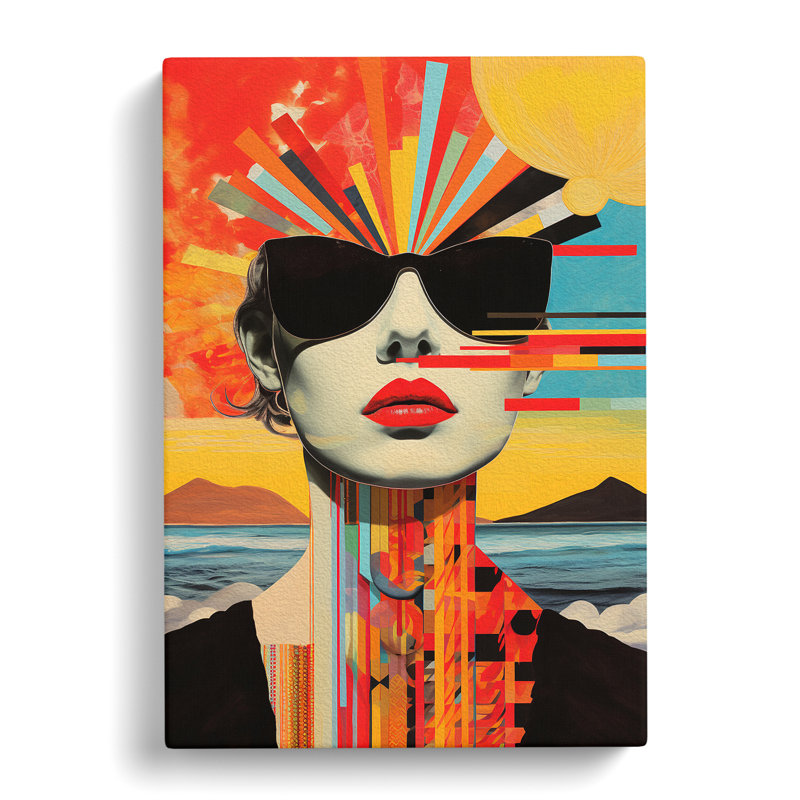 Sunrise Dadaism - No Frame Print, 60cm H x 40cm W x 3cm D
