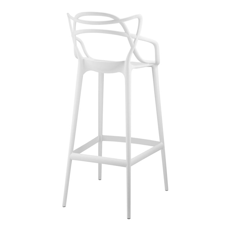 Chaise de bar 31 po, Blanc